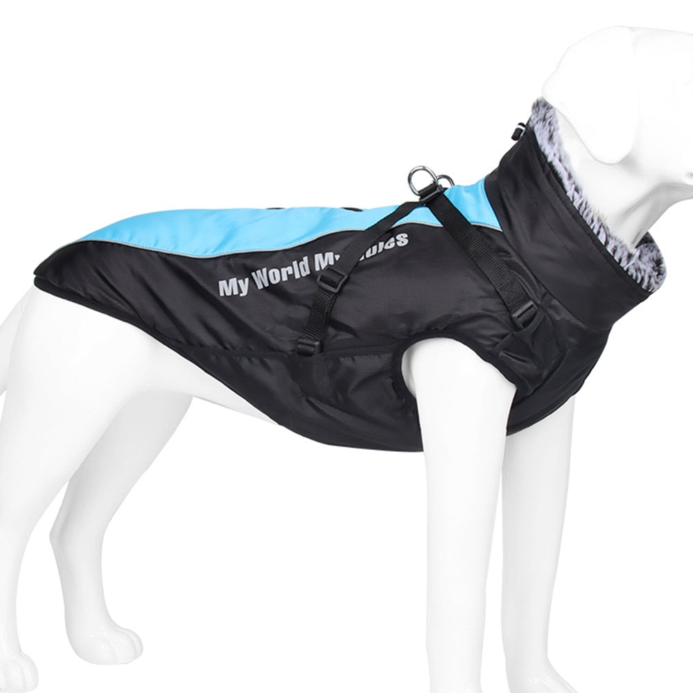 Keep Your Pet Cozy and Safe with Our Pet Warm Waterproof Reflective Shell Jacket