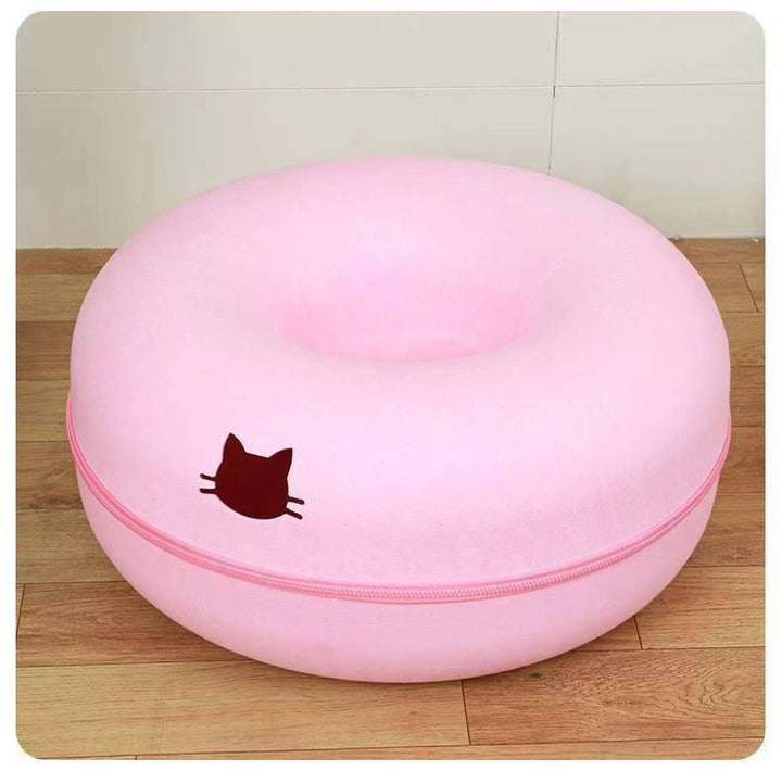 Pamper Your Pet with the Ultimate Comfort: Pet Comfortable Round Tunnel Sleeping Bed