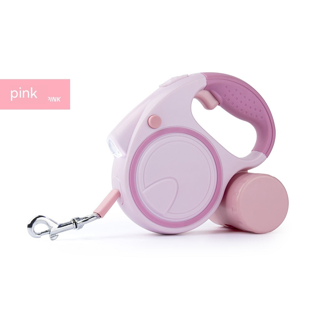 Discover the Ultimate Pet Companion: The Automatic Retractable LED Flashlight Leash