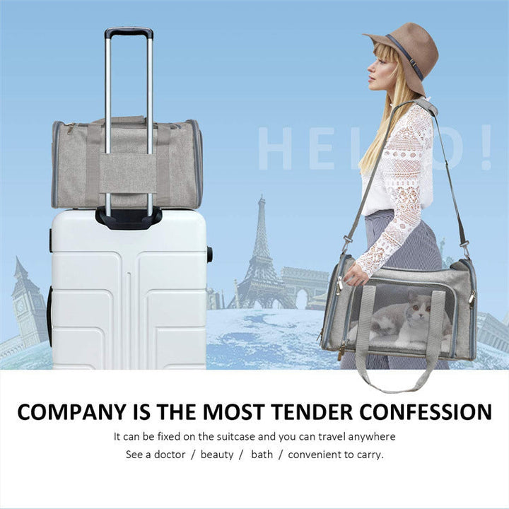 Discover the Ultimate Portable Foldable Pet Carrier
