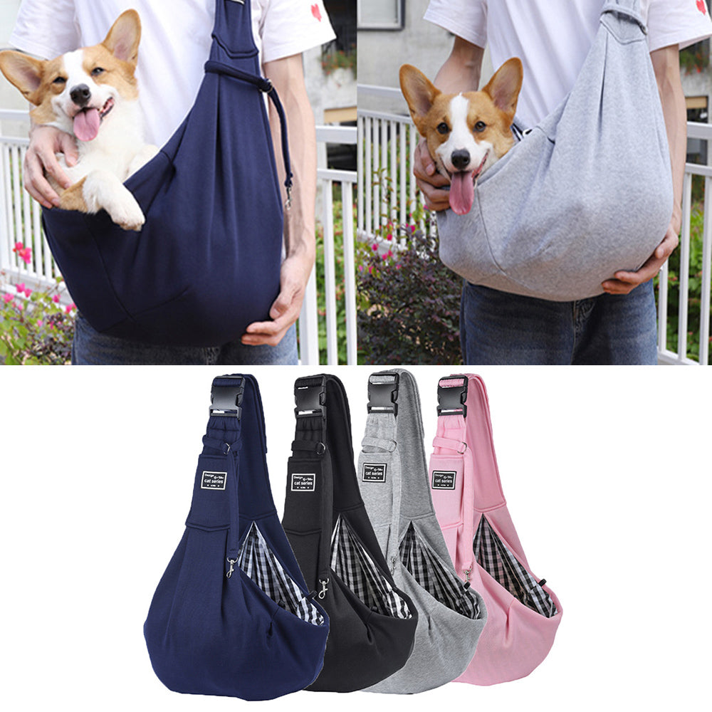 Portable Pet Carrier Shoulder Crossbody Travel Bag Cotton Comfort Tote
