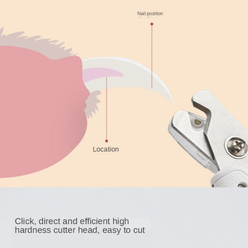 Pet Professional Nail Clipper Scissors LED Light Trimmer