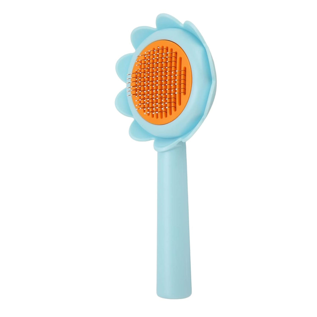 Pet Self Cleaning Flower Shape Grooming Brush Hair Shedding Tool