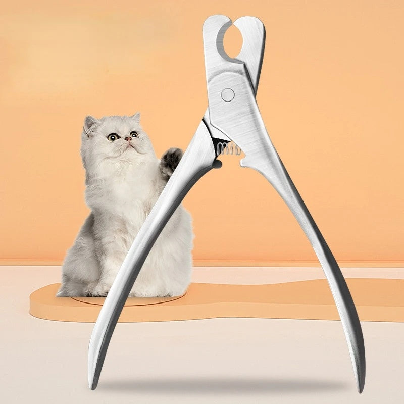 Pet Professional Safety Nail Clipper Stainless Steel Grooming Trimmer