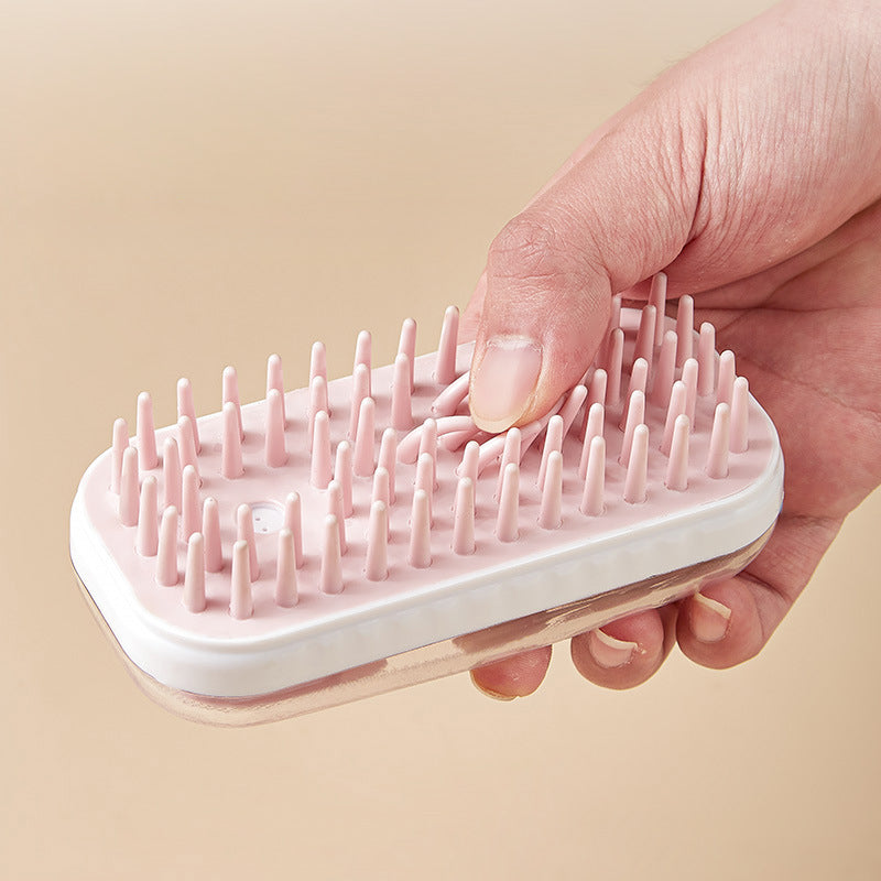 Pet Silicone Massage Bath Brush Foaming Cleaning Tool