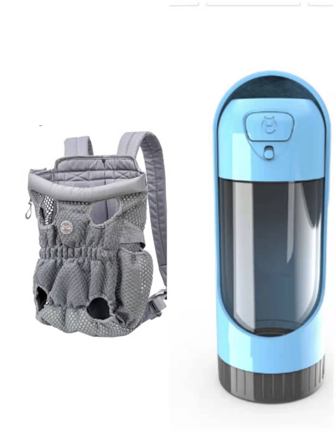 Portable Pet Carrier Backpack Breathable Mesh Shoulder Bag