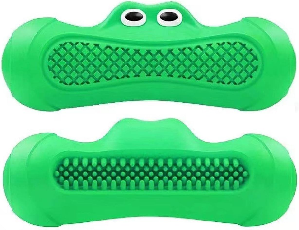 Pet Rugby Toy With Squeaker Natural Rubber Chew Design