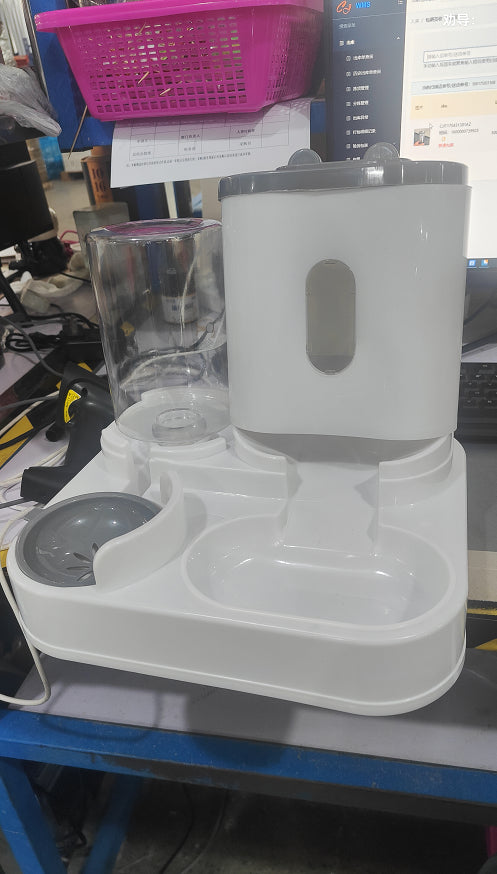 Pet Automatic Feeding And Water Dispenser Bowl System
