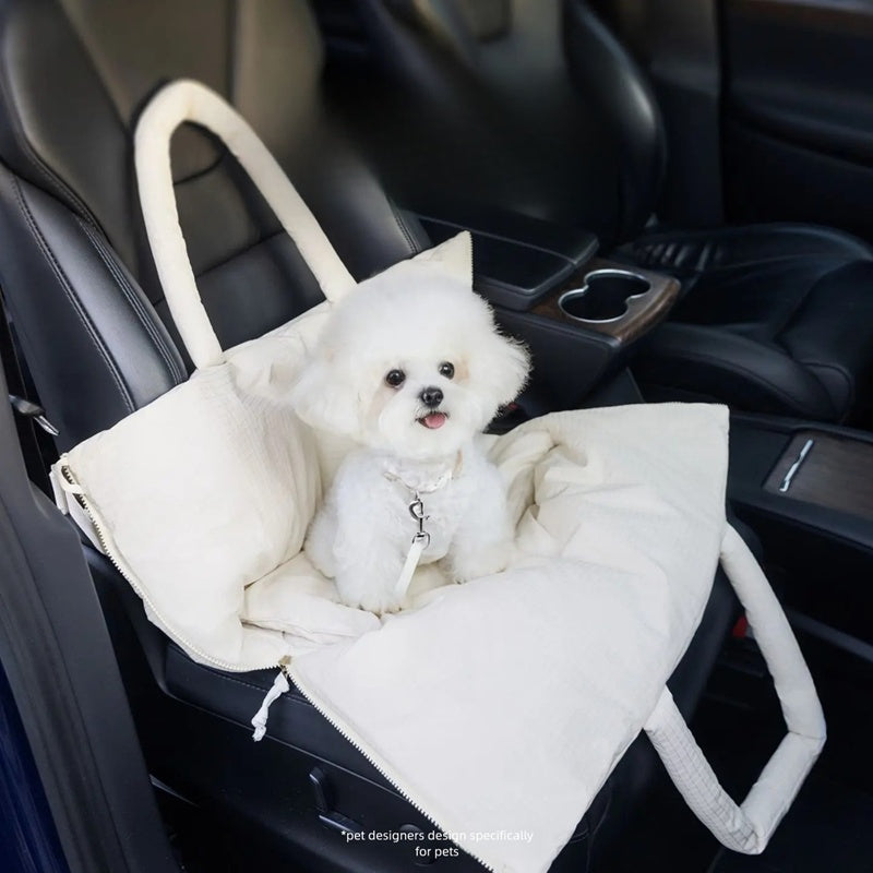 Portable Pet Car Seat Adjustable Safety Travel Carrier