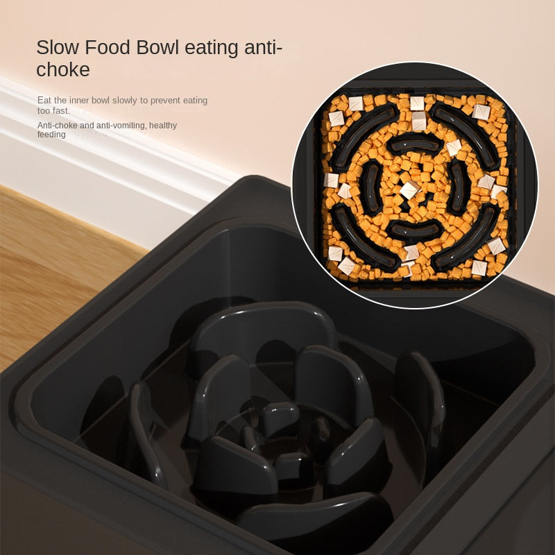 Pet Adjustable Height Double Bowl Feeding Stand System