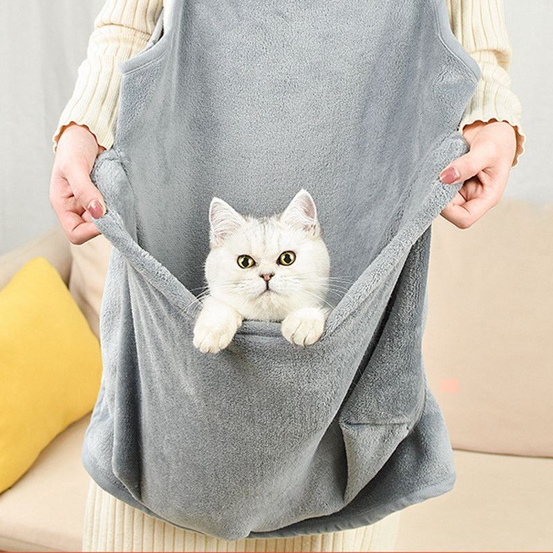 Portable Pet Carrier Chest Apron Travel Hanging Bag
