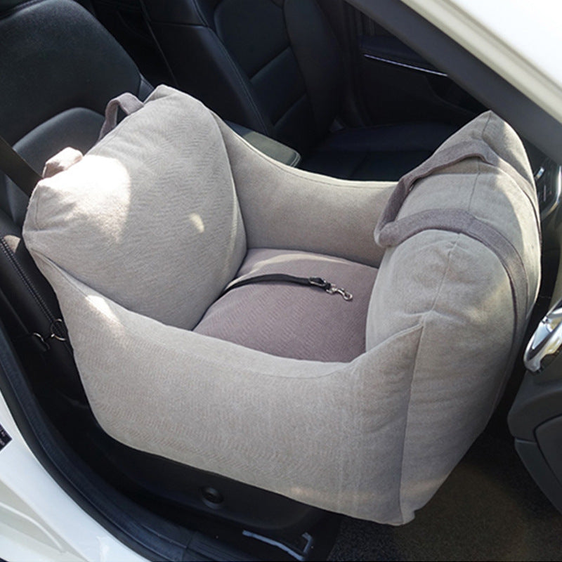 Portable Pet Car Seat Waterproof Safety Travel Carrier Basket