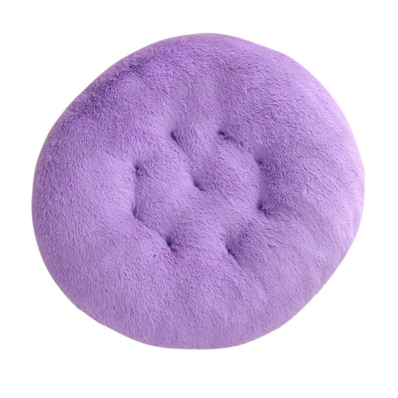 Pet Round Plush Warm Sleep Bed Mat Cozy Nest