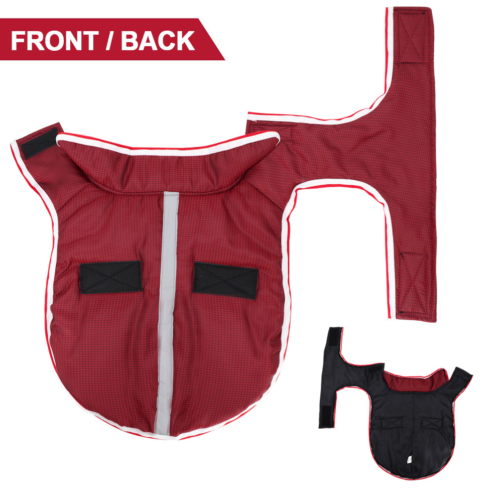 Pet Warm Waterproof Leisure Jacket For Cold Seasons