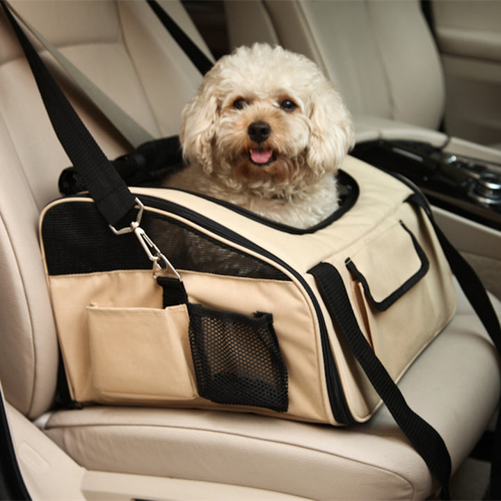 Foldable Pet Car Seat Hammock Travel Carrier Bag