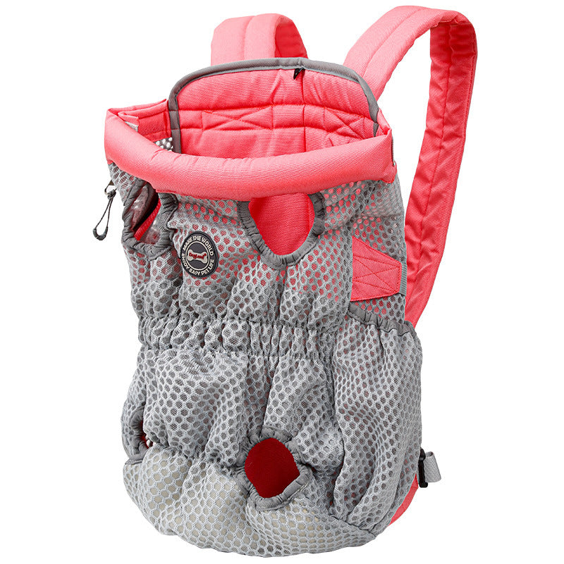 Portable Pet Carrier Backpack Breathable Mesh Shoulder Bag