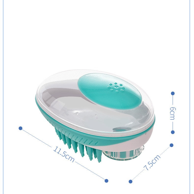 Pet Bath Massage Brush Hair Removal Grooming Tool Pet Supplies