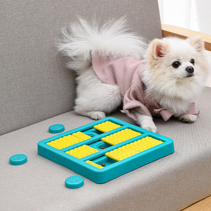 Pet Interactive Rotating Toy With Food Dispensing Slow Feeder