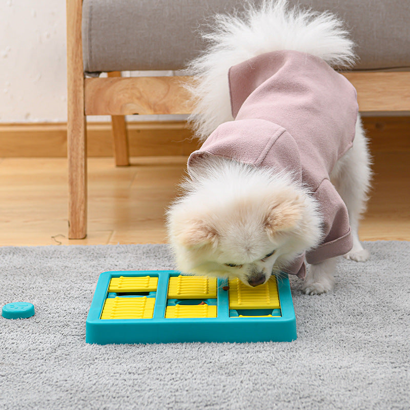 Pet Interactive Rotating Toy With Food Dispensing Slow Feeder