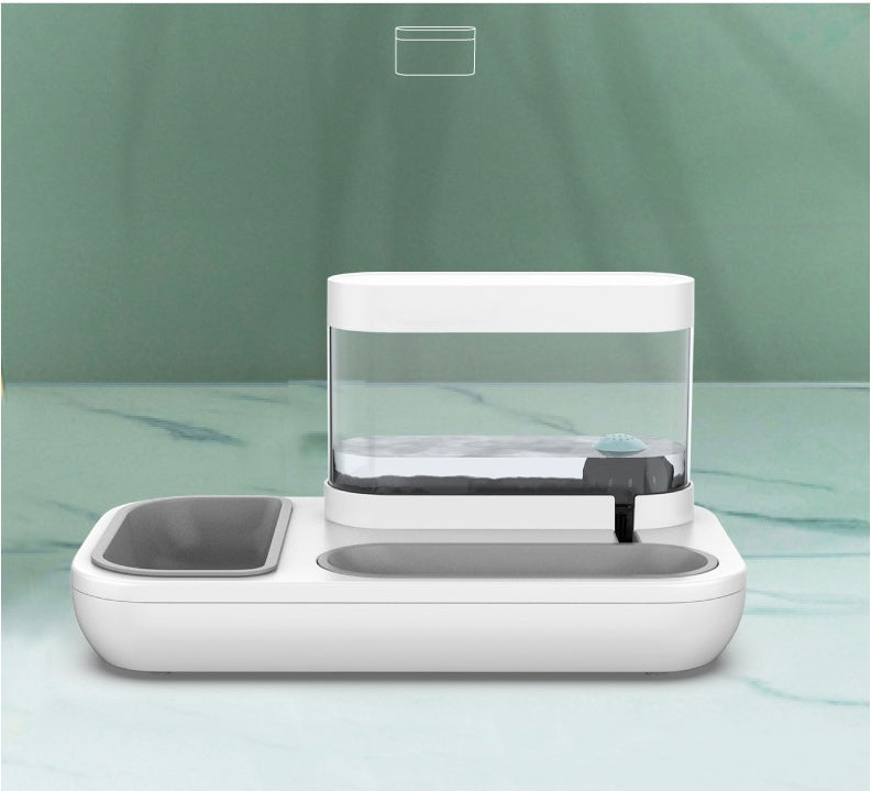Pet Automatic Feeding And Drinking Fountain Bowl 1.5L