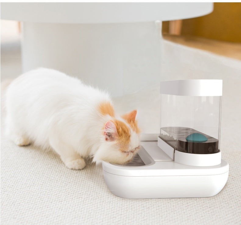 Pet Automatic Feeding And Drinking Fountain Bowl 1.5L