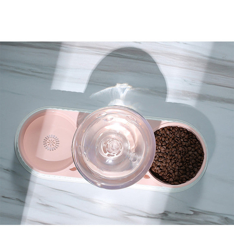 Pet Automatic Feeding And Drinking Bowl System