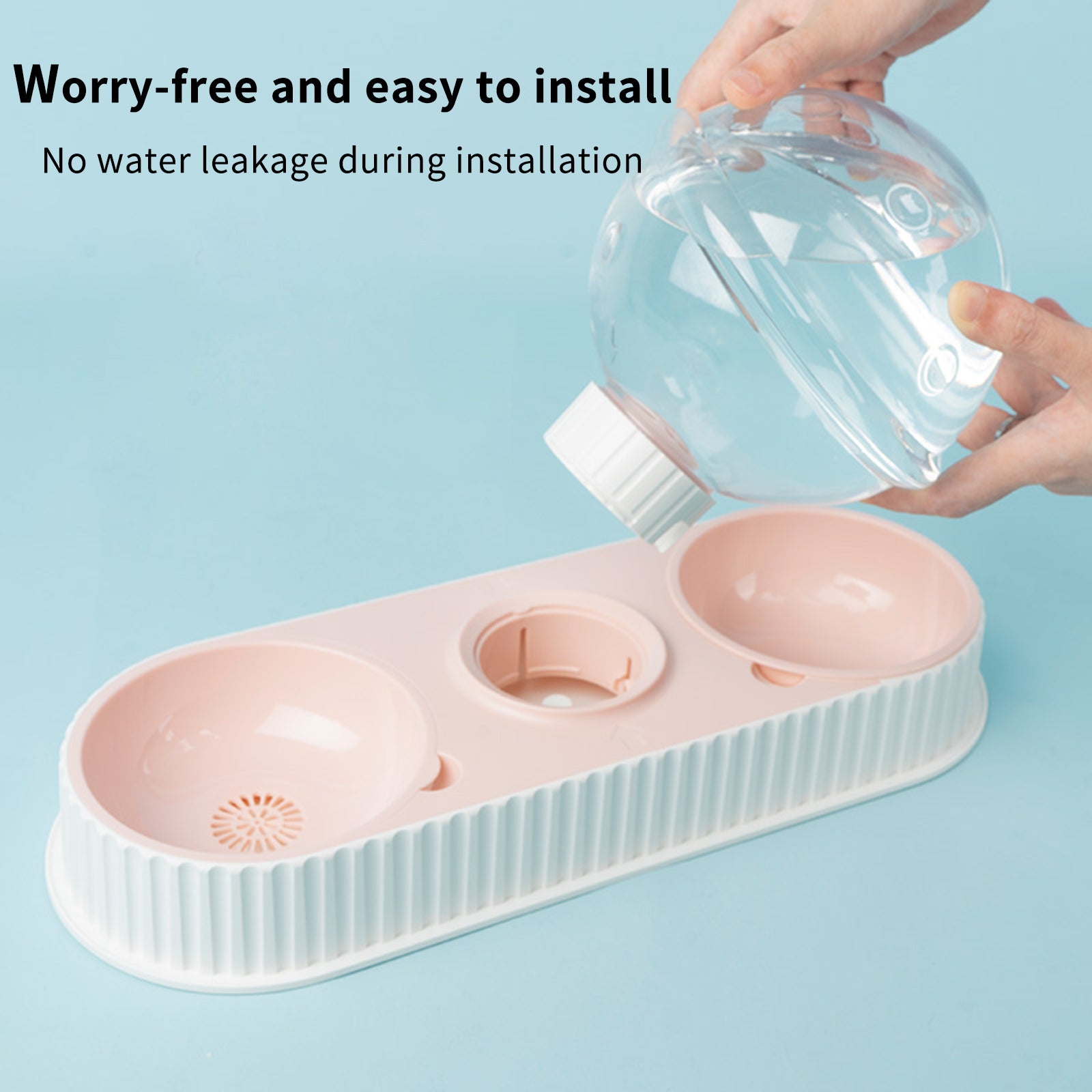 Pet Automatic Feeding And Drinking Bowl System