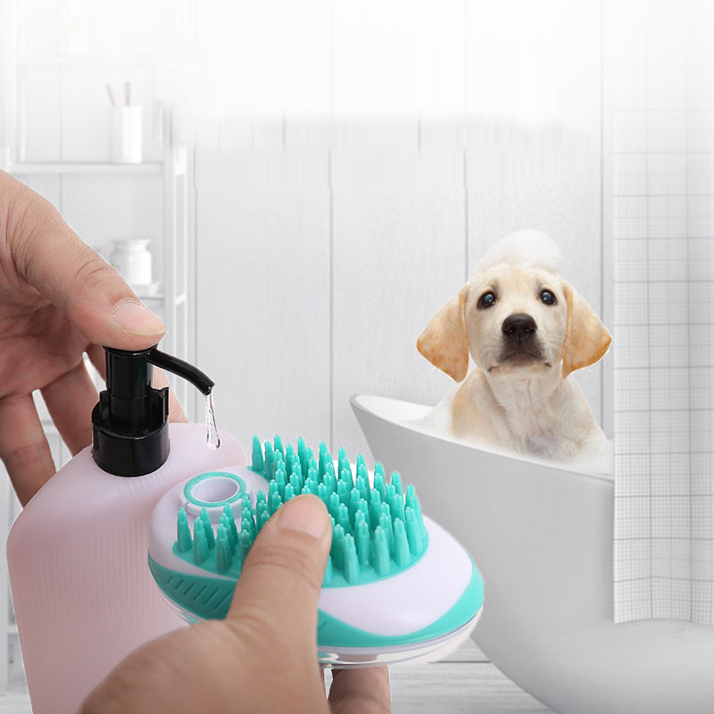 Pet Bath Massage Brush Hair Removal Grooming Tool Pet Supplies
