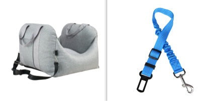 Portable Pet Car Seat Waterproof Safety Travel Carrier Basket