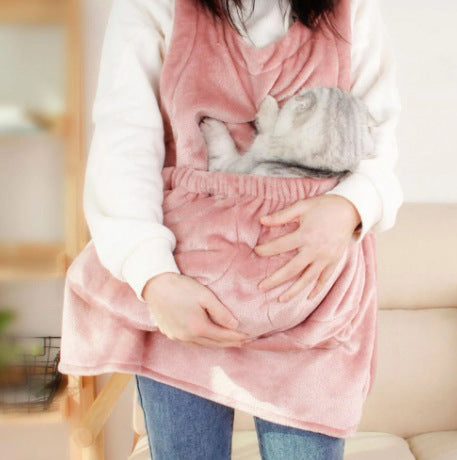 Portable Pet Carrier Chest Apron Travel Hanging Bag