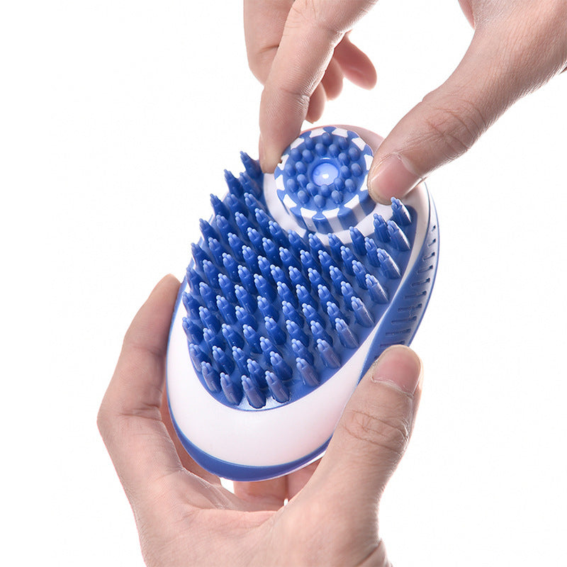 Pet Bath Massage Comb Automatic Liquid Dispenser