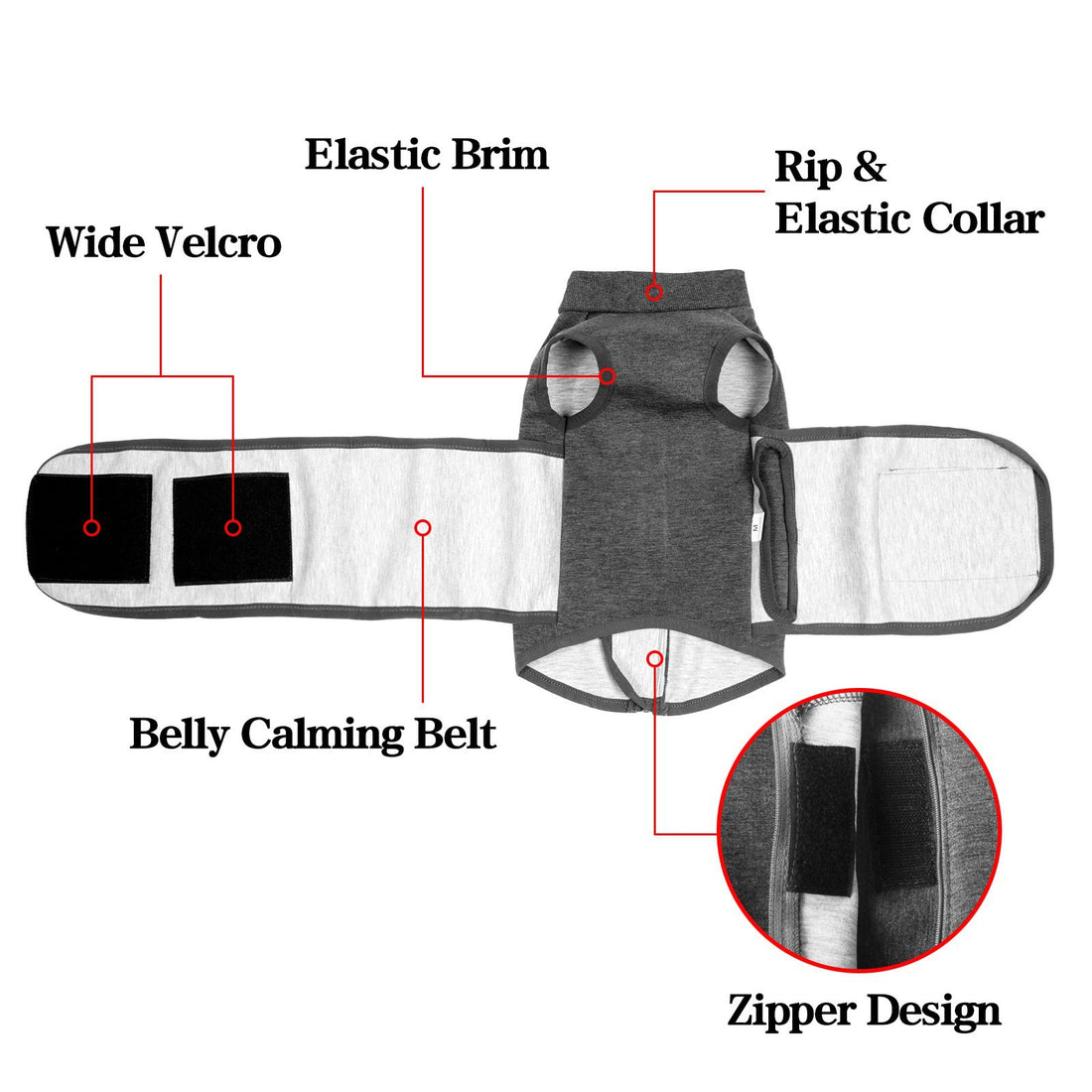 Pet Emotional Comfort Cotton Double Jacket Apparel