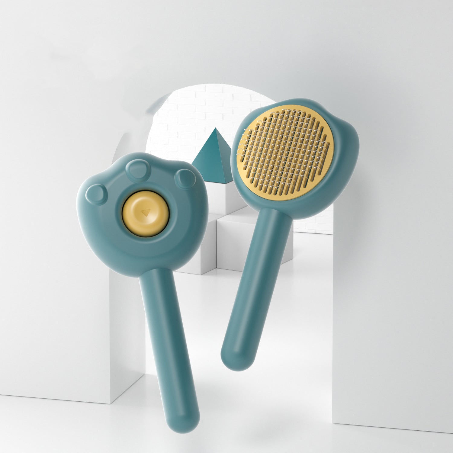Pet Self-Cleaning Grooming Comb Hair Removal Cleaning Tool