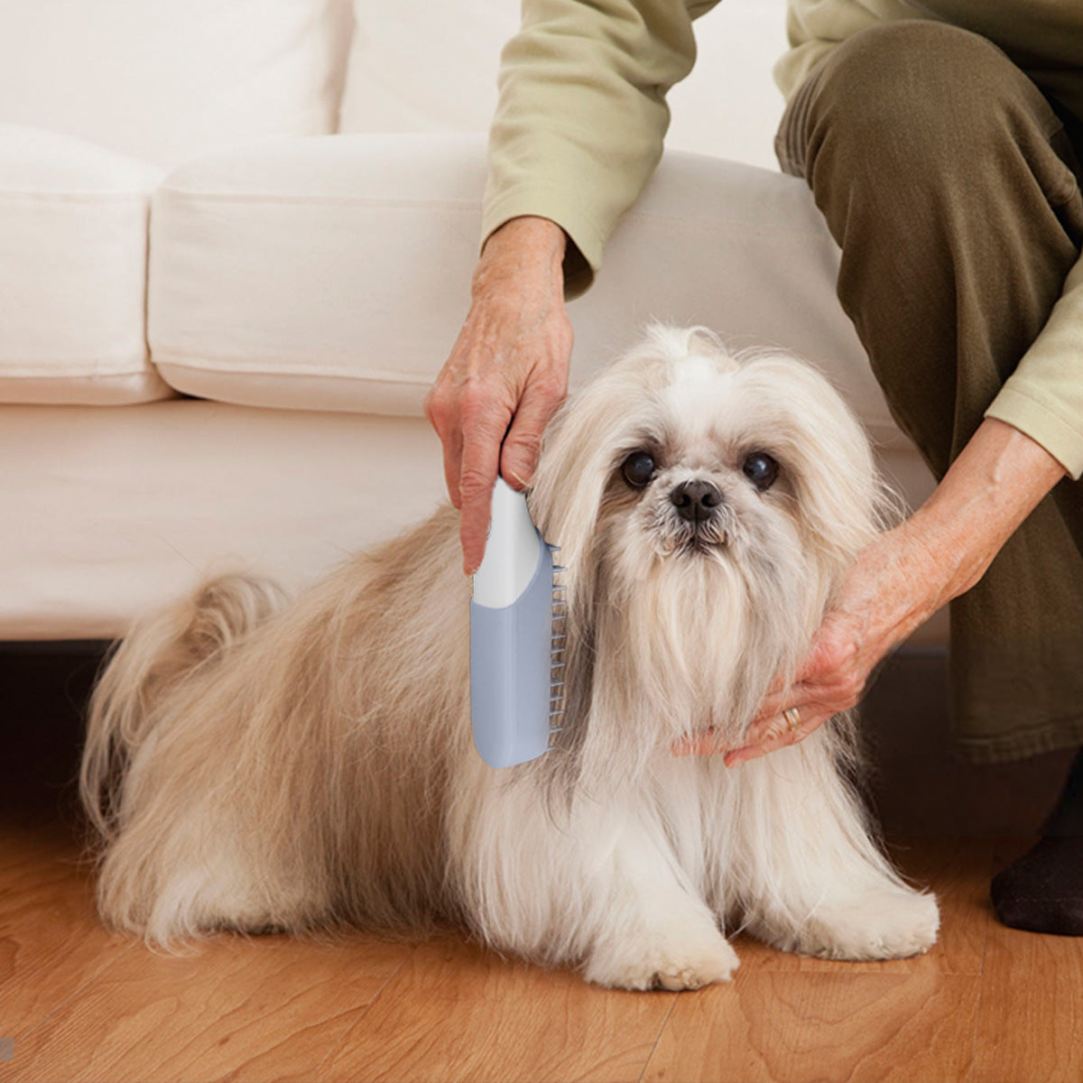 Pet Silicone Massage Grooming Brush Deodorizing Cleaning Comb