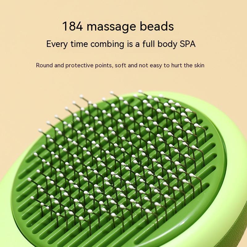 Pet Avocado Shape Hair Removal Grooming Brush Cleaning Tool