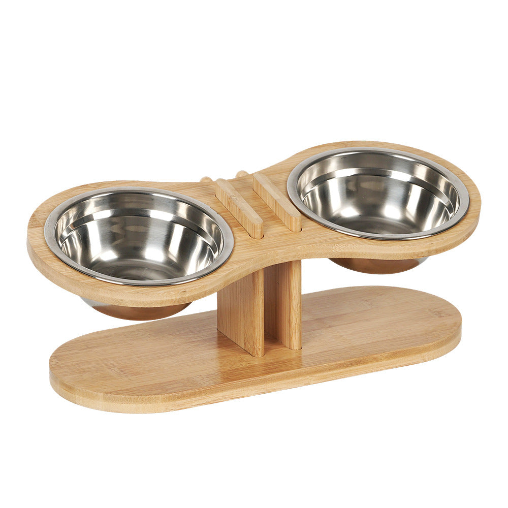 Pet Adjustable Tilted Feeding Bowl Stand System