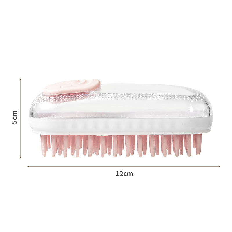 Pet Silicone Massage Bath Brush Foaming Cleaning Tool