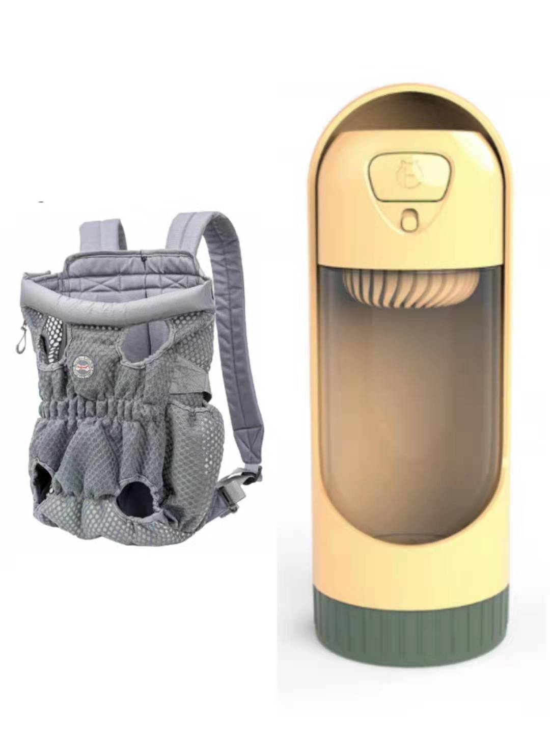 Portable Pet Carrier Backpack Breathable Mesh Shoulder Bag