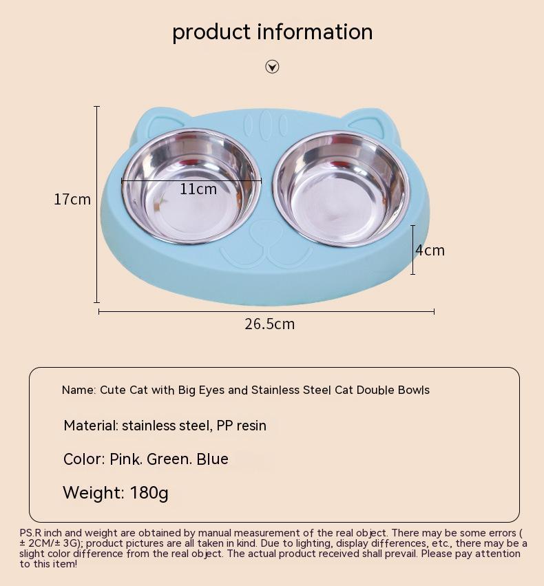 Pet Food And Water Feeding Basin Bowl System