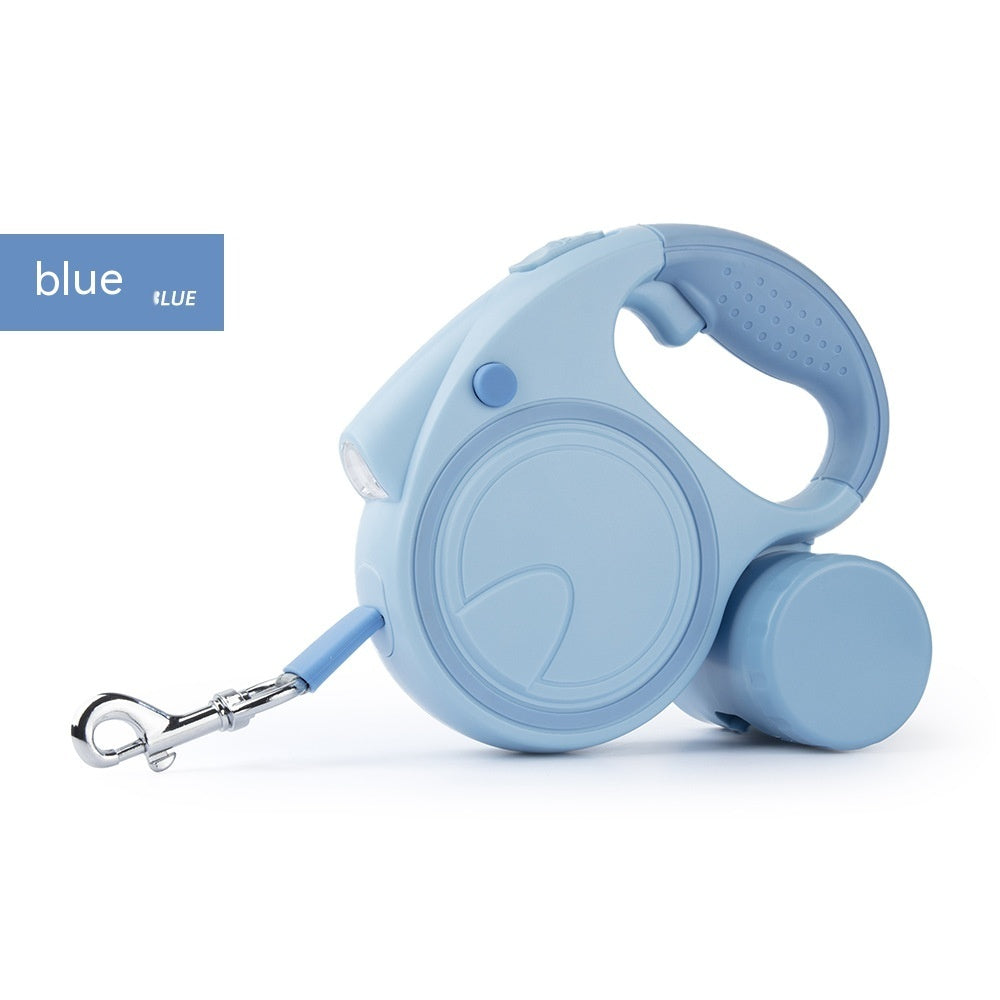 Pet Automatic Retractable LED Flashlight Leash
