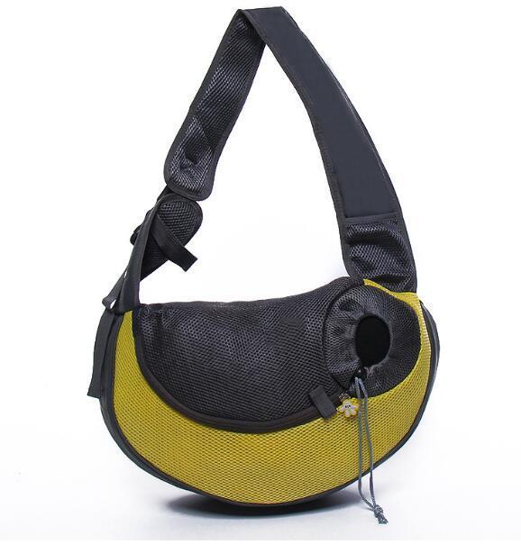 Pet Outdoor Mesh Travel Shoulder Carrier Bag Portable Sling Tote