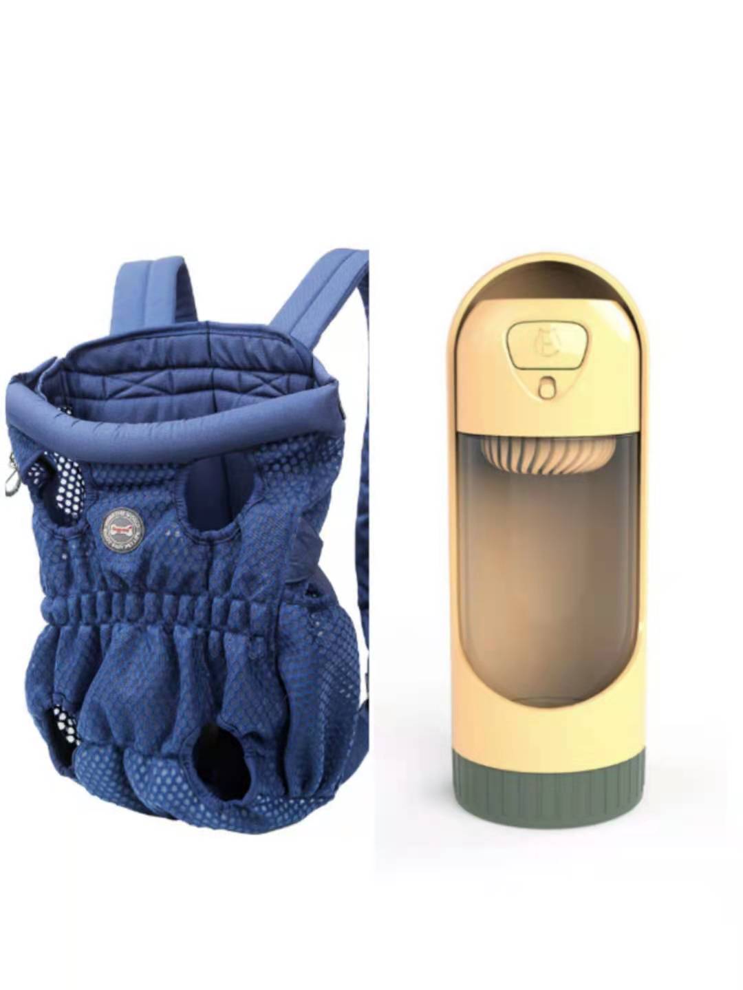 Portable Pet Carrier Backpack Breathable Mesh Shoulder Bag