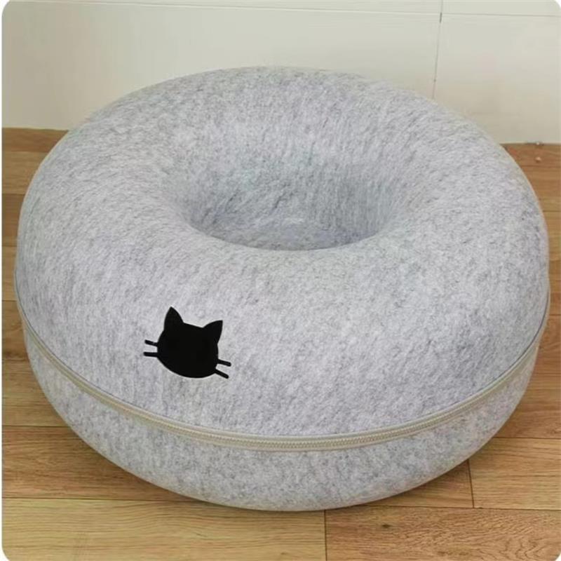 Pet Comfortable Round Tunnel Sleeping Bed