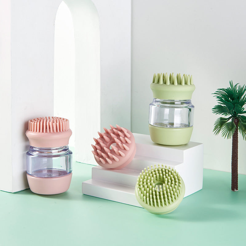 Multifunctional Pet Bath Massage Brush Comb Grooming Tool