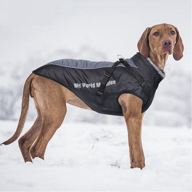 Pet Warm Waterproof Reflective Shell Jacket Apparel
