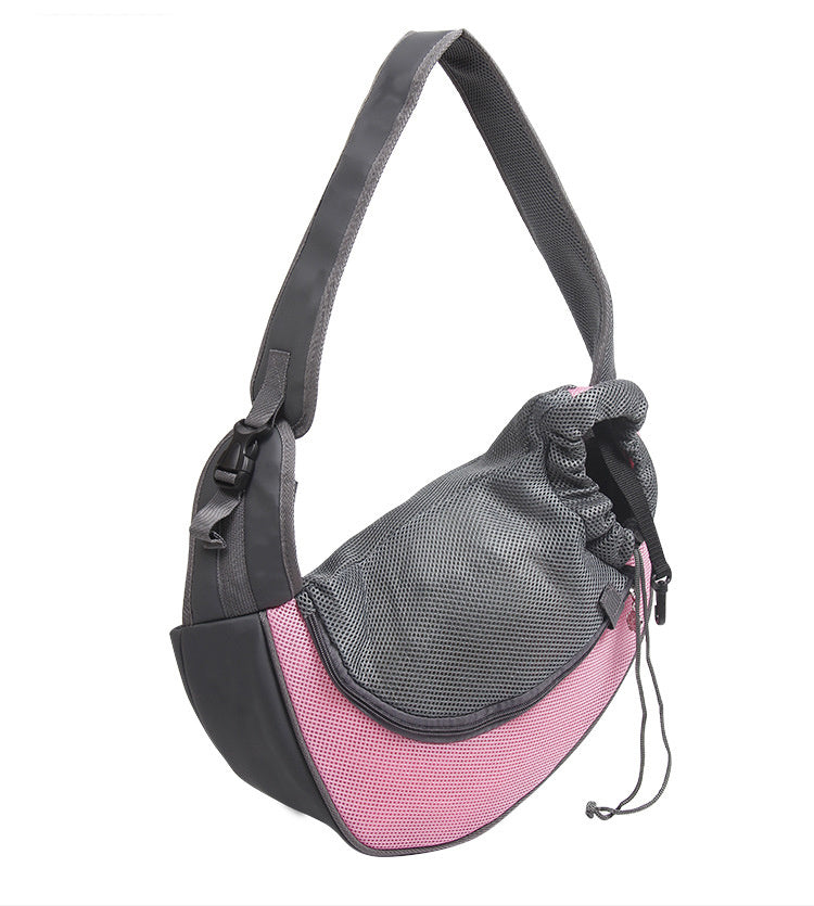 Pet Outdoor Mesh Travel Shoulder Carrier Bag Portable Sling Tote