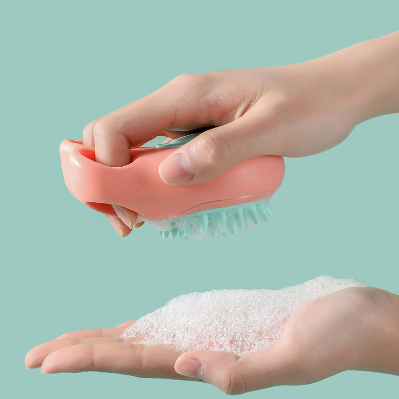Pet Bath Massage Brush Claw Cleaning Grooming Tool