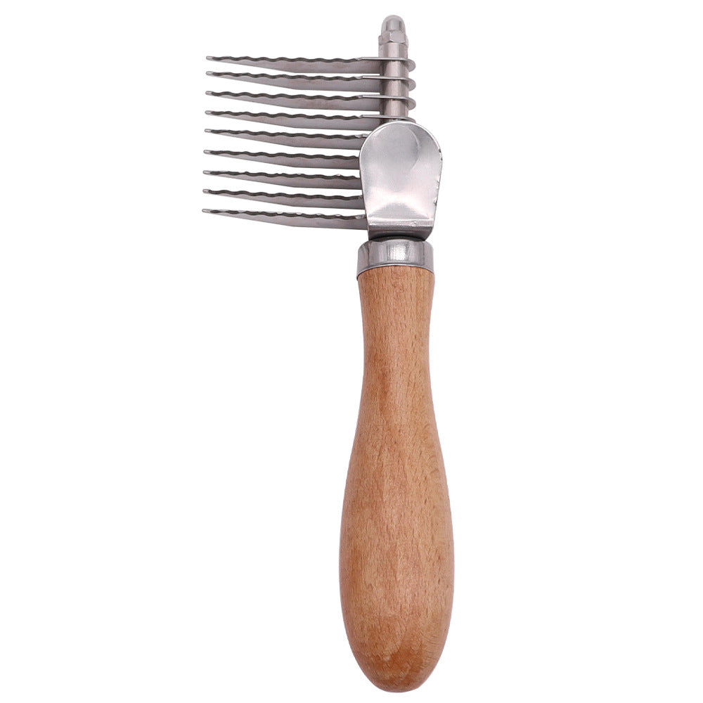 Pet Grooming Brush For Knots And Loose Fur Removal Tool