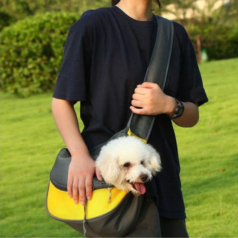 Pet Outdoor Mesh Travel Shoulder Carrier Bag Portable Sling Tote