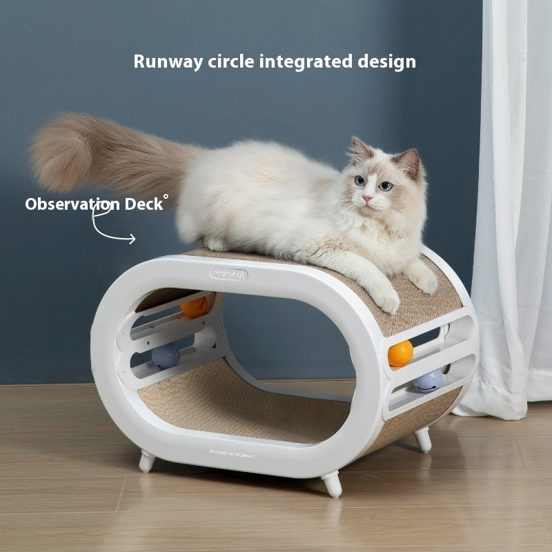 Pet Scratching Board Villa Chamfer Play Toy